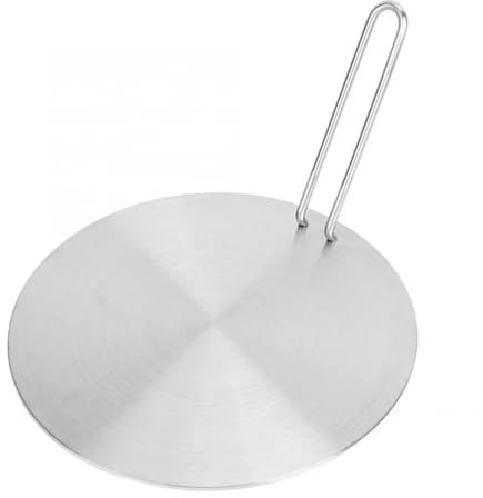 NihaoWXM Induktion Adapterplatte Edelstahl Elektrische 20/22/24CM Wärme Diffusor Induktion Herd Platte Adapter Konverter Herd Platte Kochgeschirr Teile(22cm)