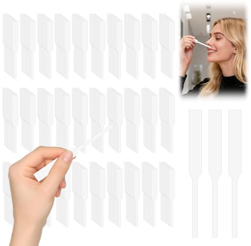 Compatible Con Tiras De Prueba De Perfume 300 Piezas – Tiras De Papel Blancas 1,2 × 13 cm Para Testar Perfumes Y Aceites Esenciales