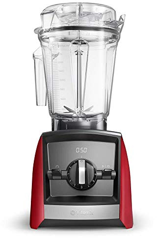 Vitamix - Ascent 2300 - Couleur rouge avec minuterie numérique et fonction pulse. (capacité 2,0 litres). Garantie 10 ans
