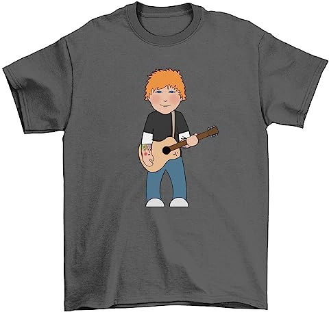 VIPWees - A Team Busker - Boys or Girls Music Caricature Organic Cotton T-Shirt