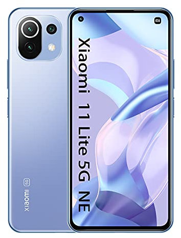 Xiaomi 11 Lite 5G NE - Smartphone 6,55” FHD+AMOLED DotDisplay, Qualcomm® Snapdragon™ 778G, Triple Cámara de 64MP+8MP+5MP, 4250mAh Akku,8+128GB Bubblegum Blue