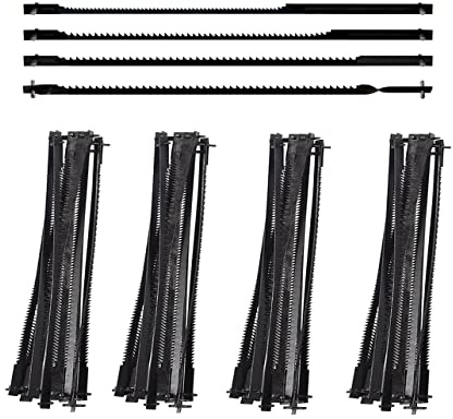 JTEX Lot de 48 embouts de lame de scie à chantourner de 10,2 cm pour scie à chantourner Dremel MS20 MS51 MS52 MS53-48