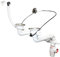 Wirquin 30724378 Ablaufgarnitur und Siphon für Spülbecken 2 Becken mit Siphon Wirquin Neo Air, chrom und weiß