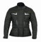 FREEDAY Giacca Moto Donna Tessile Inverno Impermeabile Con (CE) Protezioni Arrona, Nero , XS