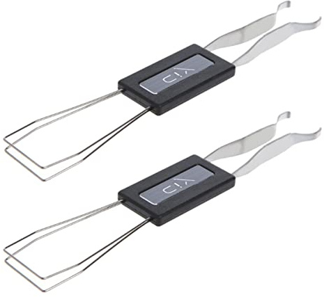 NUOBESTY 2piezas Extractor De Llaves para Teclado Mecánico Unidades Extractor De Teclas Fácil De Usar Herramienta De Eliminación De Teclas para Reparación y De Teclados Casa