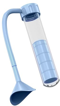 Appareil de respiration abdominale - Appareil de respiration vital portable en plastique - Modèle pratique avec niveau d'entraînement réglable - Appareil de sport utile pour l'entraînement d'endurance