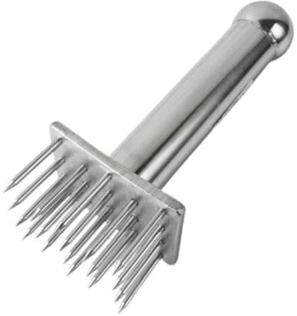 CLISPEED Batticarne Aghi in Acciaio Resistente Martello per Ammorbidire Carne Strumento Compatto per Casa e Ristorante Adatto Manzo Pollo e Maiale (28 Aghi)