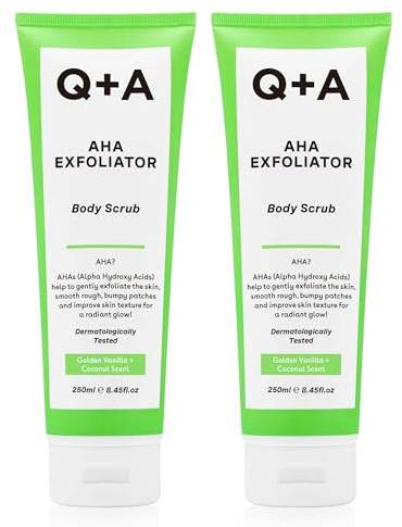 Q+A 2 x AHA-Körperpeeling
