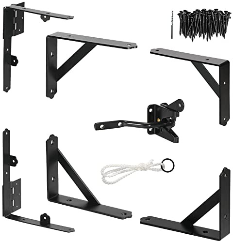 GoldOrcle Anti Sag Fence Gate Kit, Gate Hardware Kit for Wood Fence