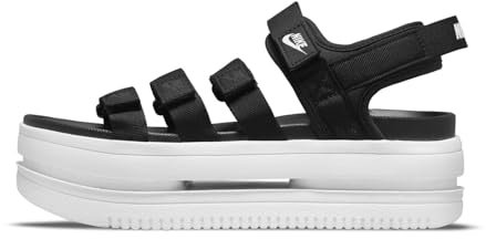 NIKE Damen W ICON Classic Sandal Sneaker, Black/White-White, 39 EU