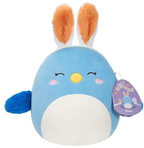 Squishmallows SQER00857 - Bebe der blaue Vogel 19 cm, offizielles Jazwares Plüsch, superweiches Kuscheltier