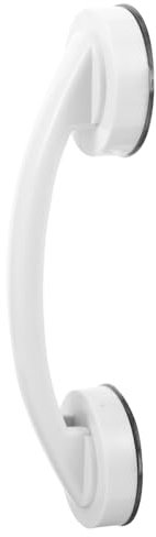 VICASKY Large White Bathroom Grab Bar for Elderly Non-Skid Suction Support, Thickened Safety Handrail for Shower and Bathtub, Wall-Mounted Elderly Handrail for Bathroom and Stair Assistance