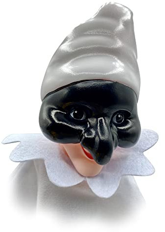 Pulcinella Marionetta aus Kunststoff