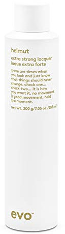 Evo The Helmut Extra Strong Lacquer - Extra Strong Hair Styling Spray with Lightweight Shine and Smoothing Frizz Control - 200g / 6.7oz