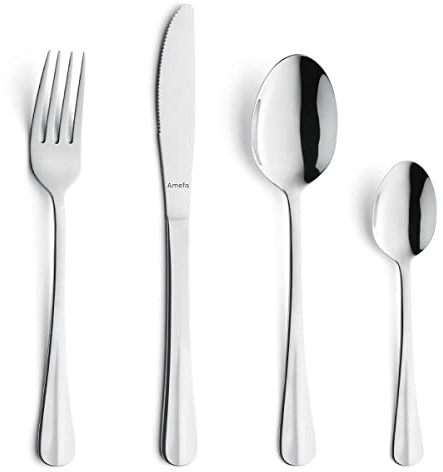 Amefa Napoli 18/0 Stainless Steel 24pc Cutlery Set for 6 People