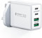 USB C Plug Fast Charge, 40W Multi USB Plug Fast Charger UK Charging Plug for iPhone 16 15 14 13 12 11 Pro Max Plus X XS XR, Samsung, Multiport USB Wall Plug Dual USBC Power Adapter Type C Charger Head