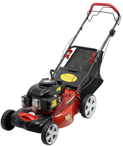 Cortacésped, Mower, cortacésped de gasolina, ajuste de altura de nivel 8, motor de gasolina de 140 cc de cuatro tiempos, 2800 rpm, ancho de corte puede ser de 51 cm