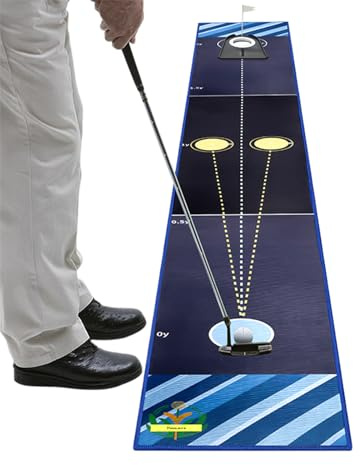 Inomhus putting golfmatta | Inomhus golfslagsmatta - bärbar simulator för avkoppling träning hemma