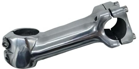 Amagogo Potence de vélo de Montagne, Potence de Guidon de vélo, légère, réparation, rehausseur Haute Performance, Argent