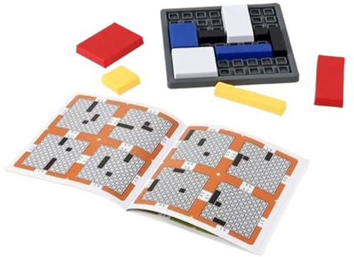 Gioco di pensiero per bambini, giocattolo educativo portatile, con 4 livelli di difficoltà e 88 sfide, allenamento per pensiero logico, per bambini, adolescenti, adulti