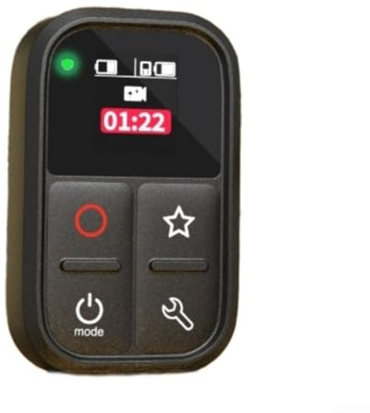 RiseNova trådlös vattentät fjärrkontroll för Insta360 X5 X4 X3 för GO 3S Pro 2, kompakt slutare med ABS-material och snodd