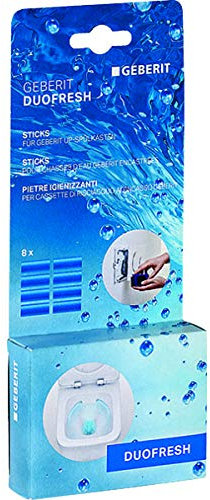 Geberit Stick DuoFresh, Bianco, Scatola con 8 stick 244.184.00.1