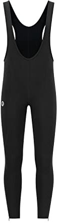 Rogelli Core Radlerhose Kinder - Lange Fahrradhose Mit Trager - Schwarz