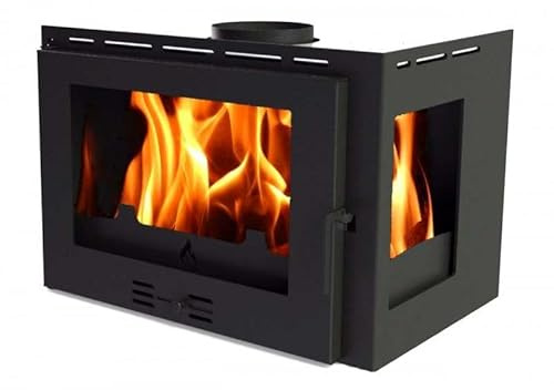 Inserto per Camino a Legna F.lli Lerda L-70 Angolare 14 Kw
