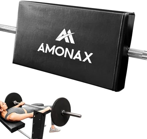 Amonax Hip Thrust Polster Rücken, Extra Dicke Barbell Pad für Langhantel-Rückenschutz, Home Gym Zubehör Hip Thrust Gerät, Schutzpolster für Bankdrücken-Rückenschutz, Fitness Workouts