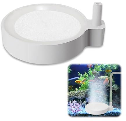 SIGANDG Pierre à air d'aquarium Aquarium 5 cm Airstone Diffuseur d'air pour Aquariophilie pour Silencieux Diffuseur Oxygène pour Poissons, crevettes et Plantes hydroponiques