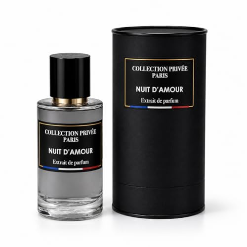 Collection Privée Paris Gris Magique, Extrait de Parfum, Notes Agrumes Violette et Bois Blanc, Parfum Mixte Élégant Longue Tenue, 50 ml
