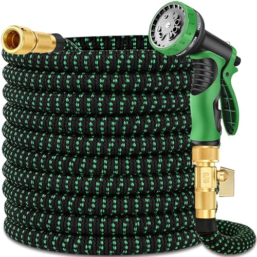 Expanding Garden Hose Pipe 150 ft - Expandable Garden Hose Leak-Proof with 4 -Layer Latex Core - 2026 Version/New Patented,Lightweight, Durable, No-Kink Flexible Retractable Water Hose Pipes