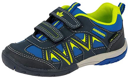 Lico KOLIBRI V H Unisex Kinder Sneaker, Blau Marine Lemon, 36 EU