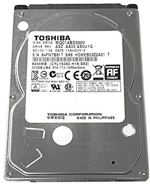 Toshiba MQ01ABD050V Festplatte (500 GB, 6,4 cm (2,5 Zoll), SATA, 5.400 rpm, 8 MB Cache)
