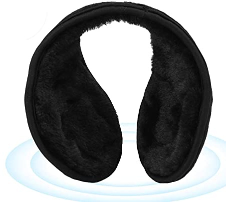 Orejeras para Auriculares Bluetooth 5.0, Calentadores de oídos Recargables, Suaves y agradables a la Piel, Buen Calor, se Pueden conectar a Bluetooth, Salida estéreo, Manos Libres