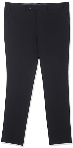 DKNY Men's Modern Fit High Performance Separates Suit Pants, Black Solid, 32W x 30L