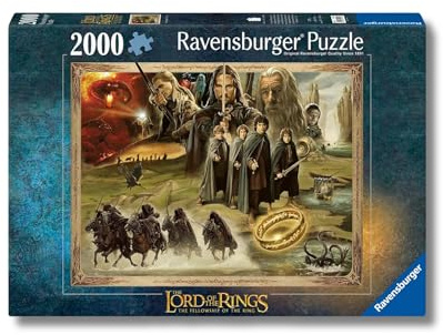 Ravensburger Puzzle 16927 - LOTR: The Fellowship of the Ring - 2000 Teile Herr der Ringe Puzzle für Erwachsene und Kinder ab 14 Jahren