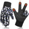 AOTOW Kinder Handschuhe Warme Fahrradhandschuhe Winter - Touchscreen Winterhandschuhe Fahrrad Kinderhandschuhe Thermo Winddichte Fleece Reithandschuhe mit Anti-Rutsch für 4-12 Jahre Kind Jung