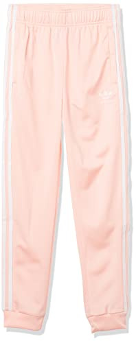 adidas Originals Kids' Adicolor Superstar Trackpant, Haze Coral/White, X-Large