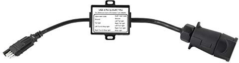 Cavo della Spina del Rimorchio, Convertitore della Luce del Connettore del Rimorchio Adattatore da 4 Pin a 7 Pin USA Separazione Segnale di Arresto/freno