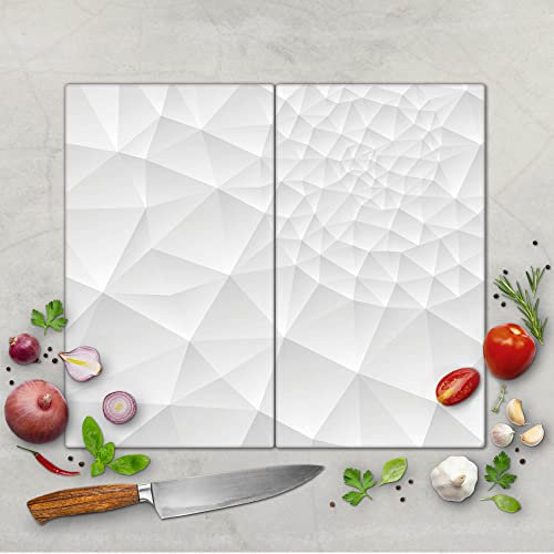 Banjado® Glasschneidebrett Mit Motiv Nautilus - Großes Schneidebrett Mit Bild, Auch Als Herdabdeckplatte Verwendbar
