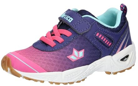 Lico Unisex Kinder Barney Vs Hallenturnschuhe, Pink Lila Türkis, 32 EU