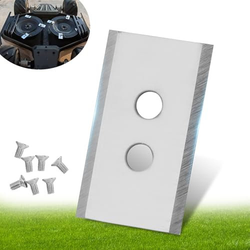 Fuceter 40 PCS Robotic Lawn Mower Blade for luba Replacement Compatible with Mammotion Robotic Lawn Mowers LUBA AWD 5000/3000/1000. Stainless Steels