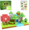 48 pcs Magnetic Blocks - Magnetics Building Blocks - Stacking Construction Toys Magnetics Tiles Stacking Build and Explore the Digital World with Magnetic Toys for Kids