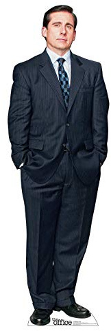 Cardboard People Michael Scott Life Size Cardboard Cutout Standup - The Office (TV Series)