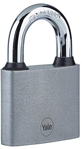 Yale - Y111S/38/121/1 Iron Padlock 38mm - Silver - Hardened Steel Shackle - Indoor use