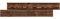 iWerk® – Holzpaneele dunkelbraun bis schwarz | Wohnwand DIY mit Naturholz | Dunkles Holz für eine gemütliche Atmosphäre in Wohnzimmer & Schlafzimmer | Wandpaneele selbstklebend – Design „Ur