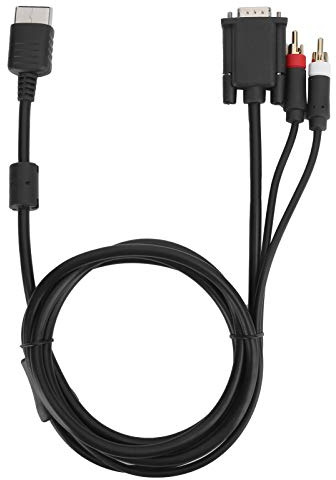 Socobeta Dreamcast VGA-kabel med Ljudadapter, HD-videoutgång för CRT LCD-skärmar och TV-apparater