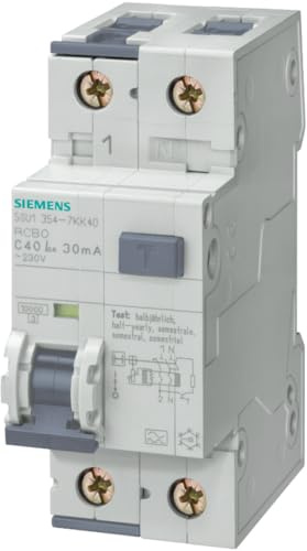 Siemens - Diferencial combinado 1 polo+neutro 32a 30ma/4500