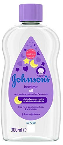 Johnson's Baby Läggdagsolja lavendel 300 ml - paket med 6